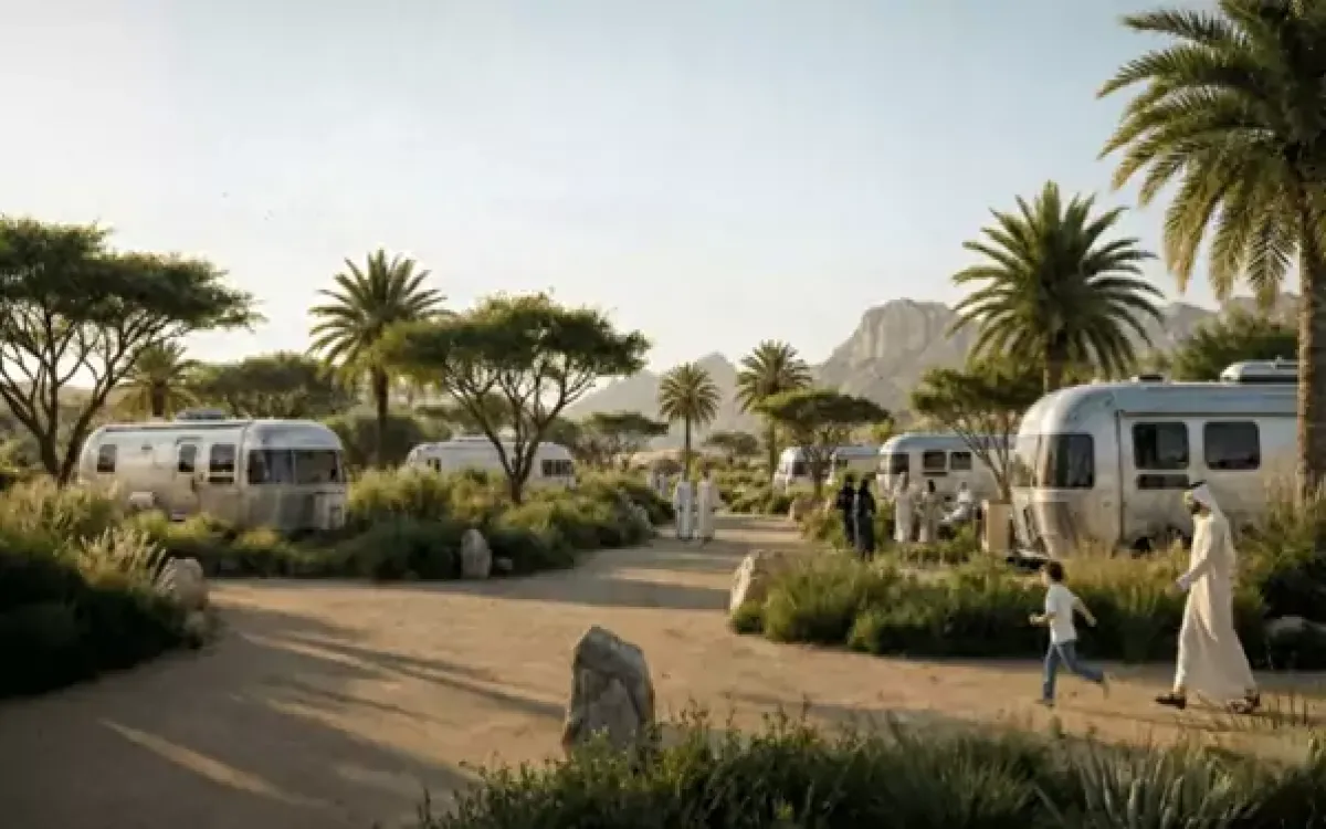 بالفيديو.. نزهة بالكرفان في دبي